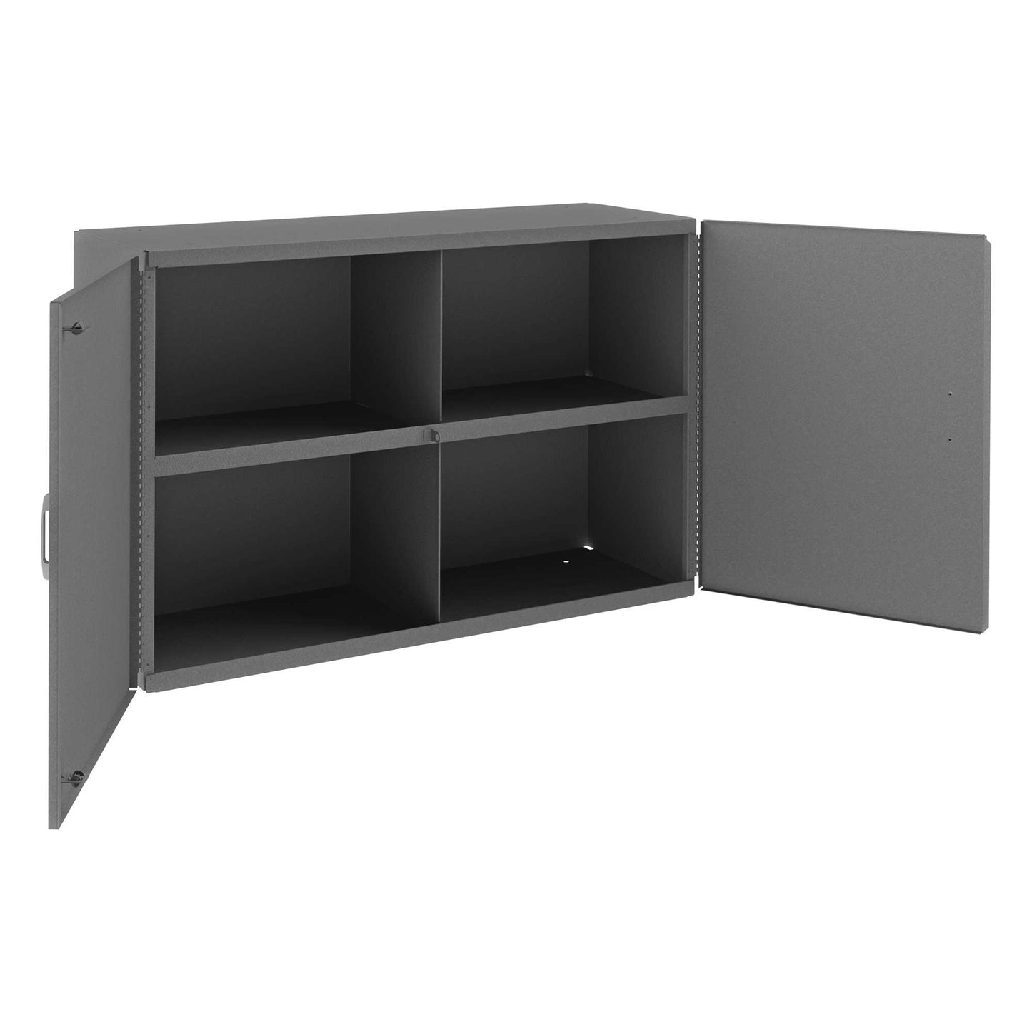 Durham 338-95 12³ DEEP CABINET, 1 SHELF, 4 SECTIONS, 33-13/16 X 12-3/8 X 24