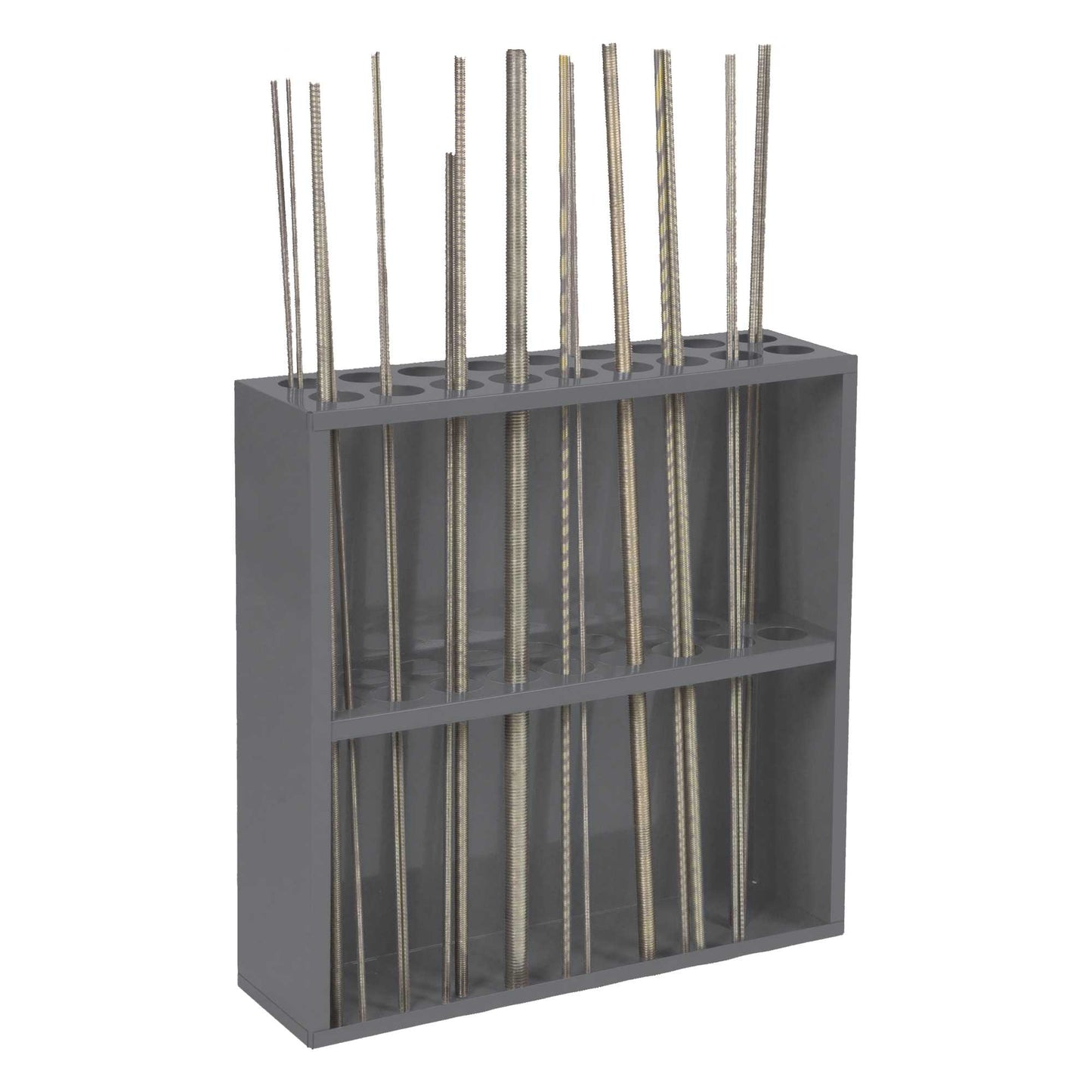 Durham 367-95 THREADED ROD RACK, 18 HOLES