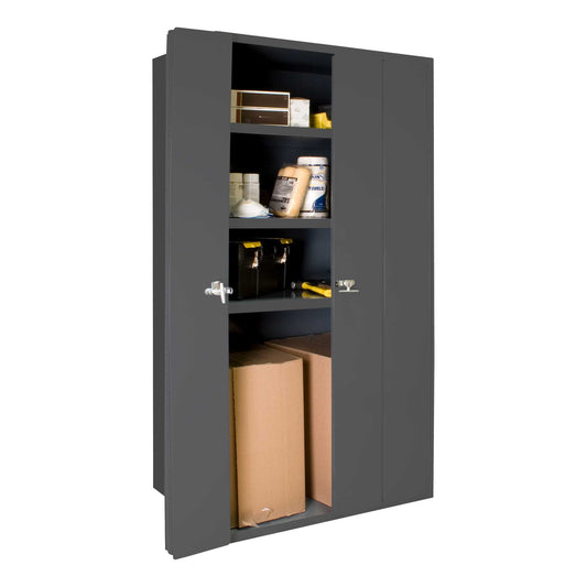 Durham 3951-3S-95 SPACE SAVING CABINET, 14 GAUGE, 3 SHELF , 36 X 24 X 72