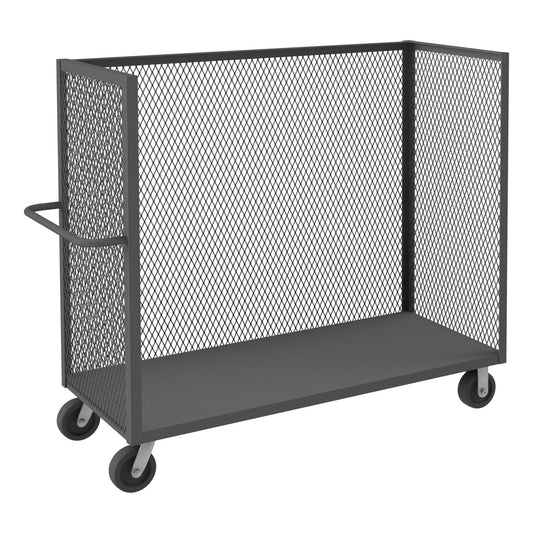 Durham 3ST-EX2460-95 3 SIDED MESH TRUCK, 1 BASE SHELF, 24 X 60