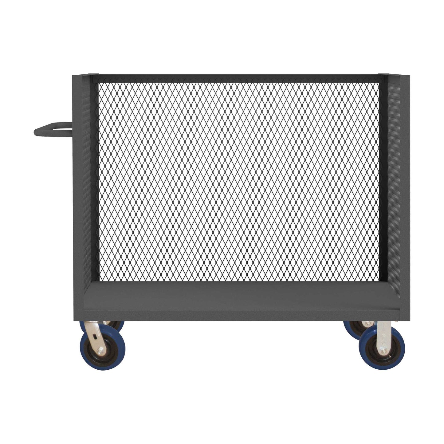 Durham 3ST-EX306045-8PU-95 3 SIDED MESH TRUCK, 1 BASE SHELF, 30 X 60