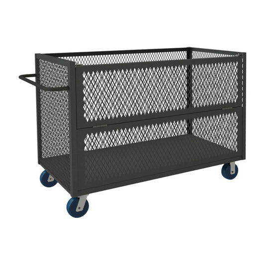 Durham 3STDG-EX3060-6PU-95 3 SIDED MESH TRUCK, DROP GATE, 30 X 60