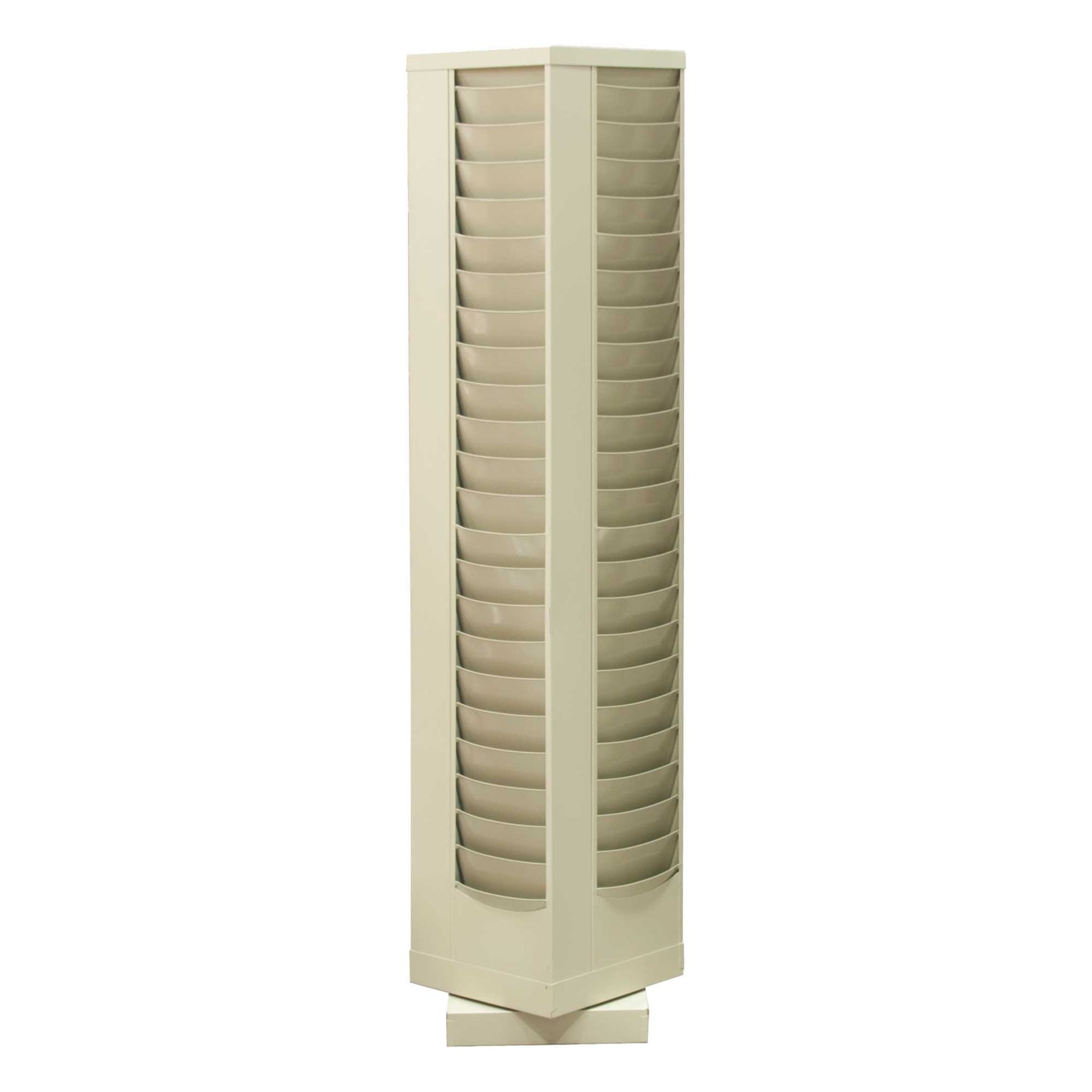 Durham 415-75 ROTARY LIT RACK, 92 OPENINGS, TAN