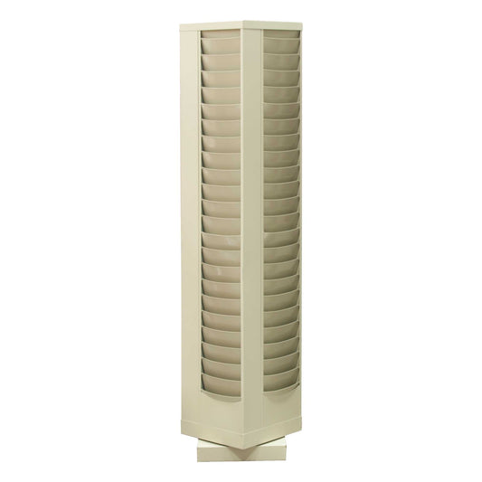 Durham 415-75 ROTARY LIT RACK, 92 OPENINGS, TAN