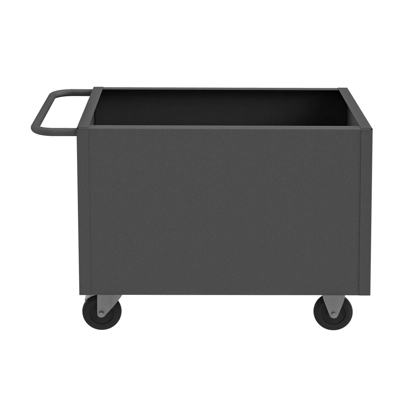 Durham 4ST-SM-3048-5PO-95 4 SIDED SOLID BOX TRUCK, TUBULAR HANDLE, 48 X 30