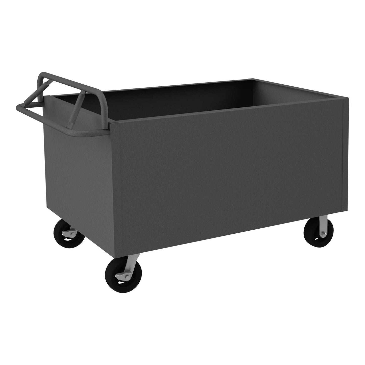Durham 4STE-SM-3048-6MR-95 4 SIDED SOLID BOX TRUCK, ERGONOMIC HANDLE, 48 X 30