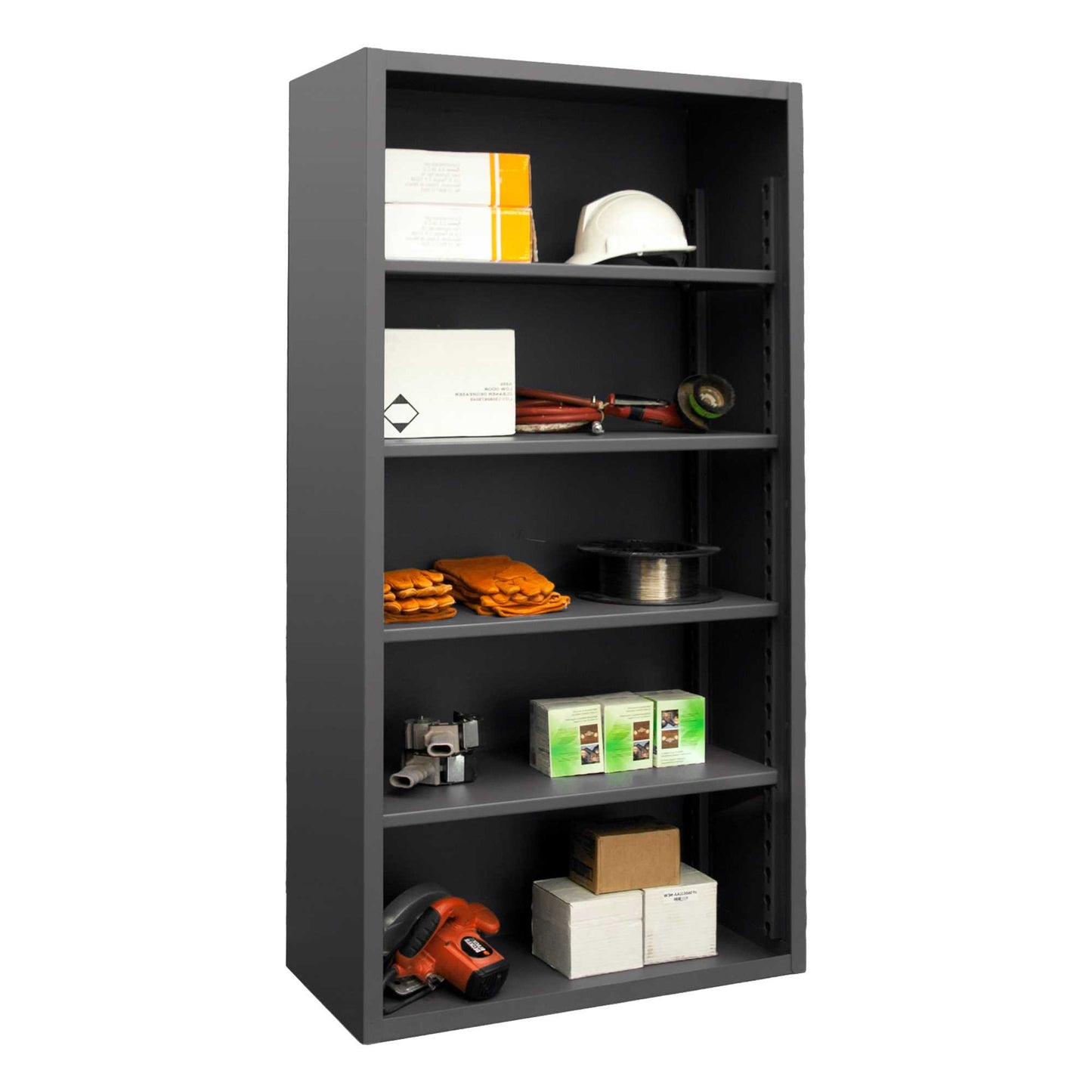 Durham 5003-4S-95 ENCLOSED SHELVING, 12 GAUGE, 4 SHELVES , 36 X 18 X 72