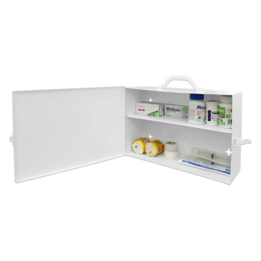 Durham 532-43 7FX FIRST AID CABINET, 2 SHELVES, SWING OUT DOOR