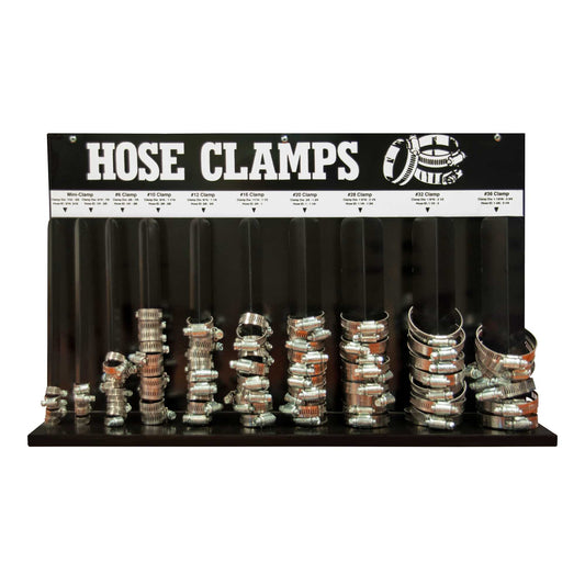 Durham 906-08-S129 HOSE CLAMP RACK, 10 LOOPS