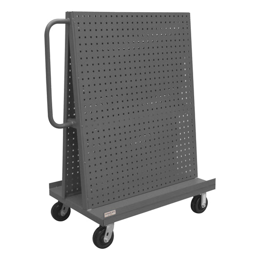 Durham AF-243652-PBS60-5PH-95 A-FRAME TRUCK, PEGBOARD PANELS, GRAY, 24 X 42-1/2 X 52