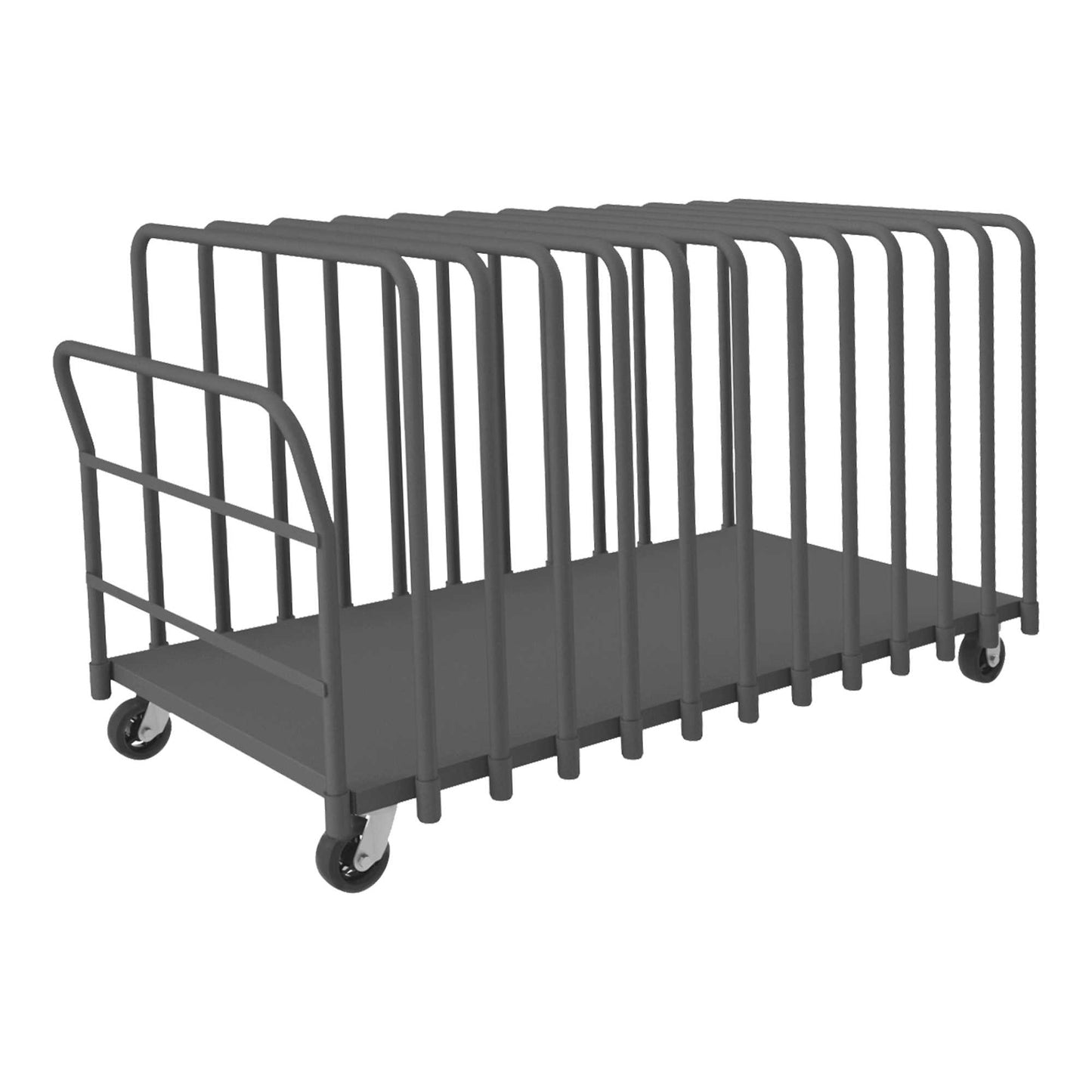 Durham APT12V-3672-5MR-95 ADJUSTABLE PANEL MOVING TRUCK, 1 LEVEL, 12 REMOVABLE DIVIDERS, 39-5/16 X 75-5/8 X 44