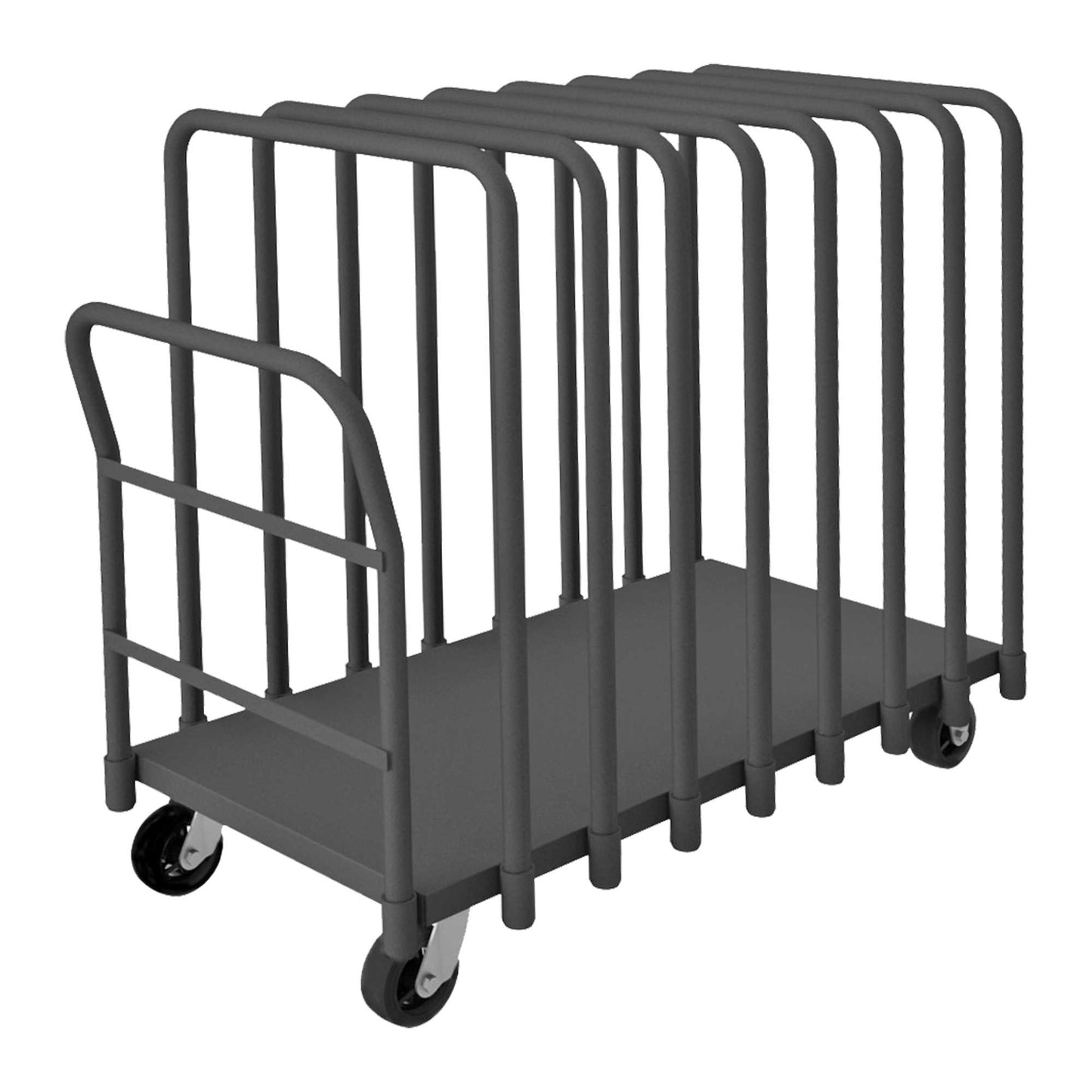Durham APT8V-2448-5MR-95 ADJUSTABLE PANEL MOVING TRUCK, 8 REMOVABLE DIVIDERS, 27-5/16 X 51-5/8 X 45
