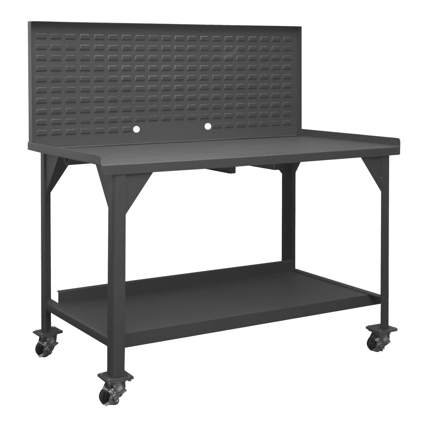 Durham DWBM-3660-BE-LP-95 MOBILE WORKBENCH, LOUVERED PANEL , 60 X 36 X 61-5/8