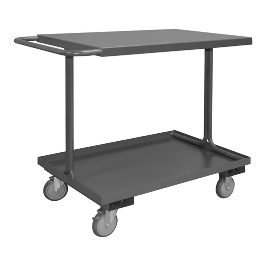 Durham EAS-2436-95 EASY ACCESS SHELF CART, 2 SHELVES, 24 X 42 X 35-13/16