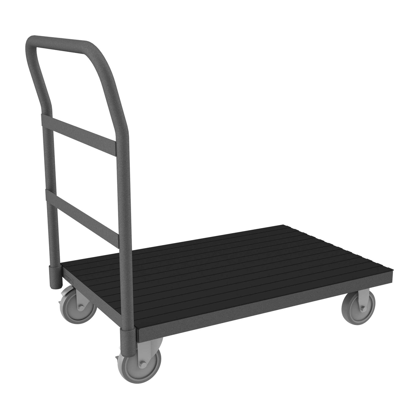 Durham EPTRM24485PU95 PLATFORM TRUCK, NON-SLIP MAT, 1400 LBS. CAPACITY, 24 X 48