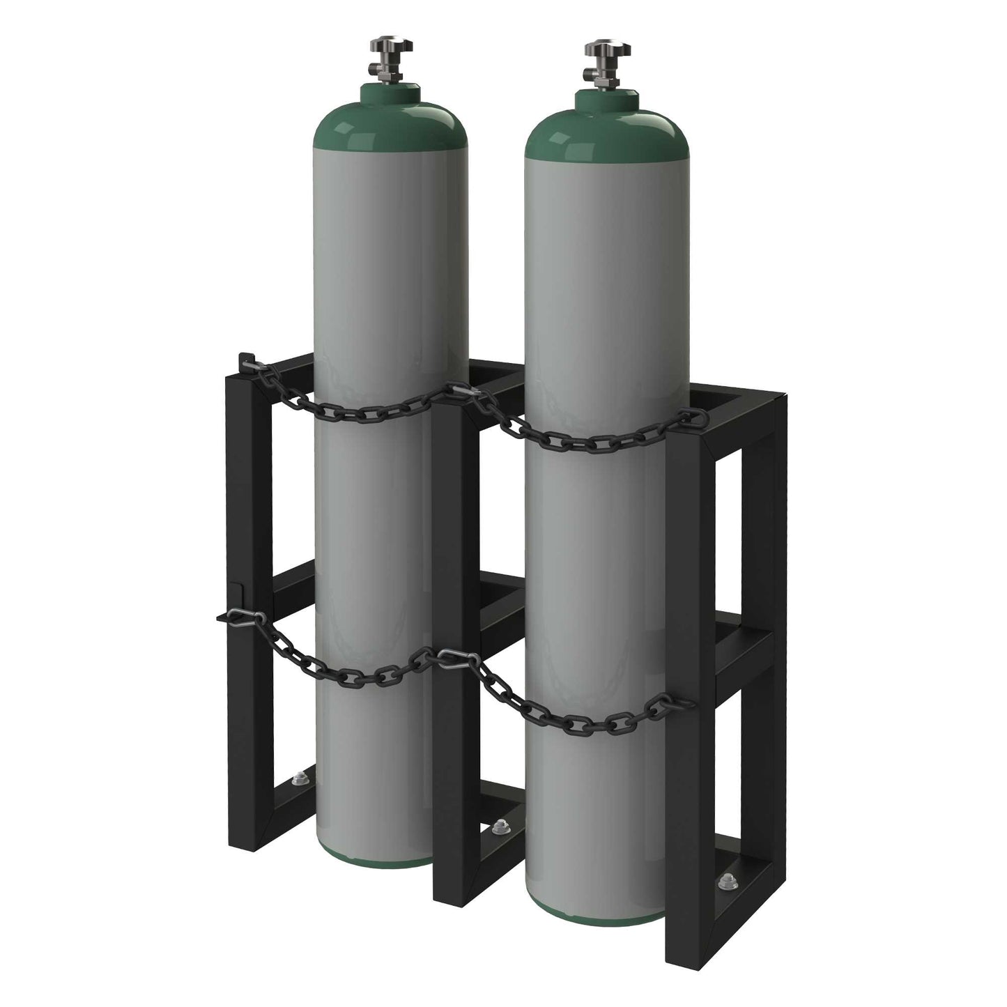 Durham GCRV-301230-08T GAS CYLINDER RACK FOR 2 VERTICAL CYLINDERS