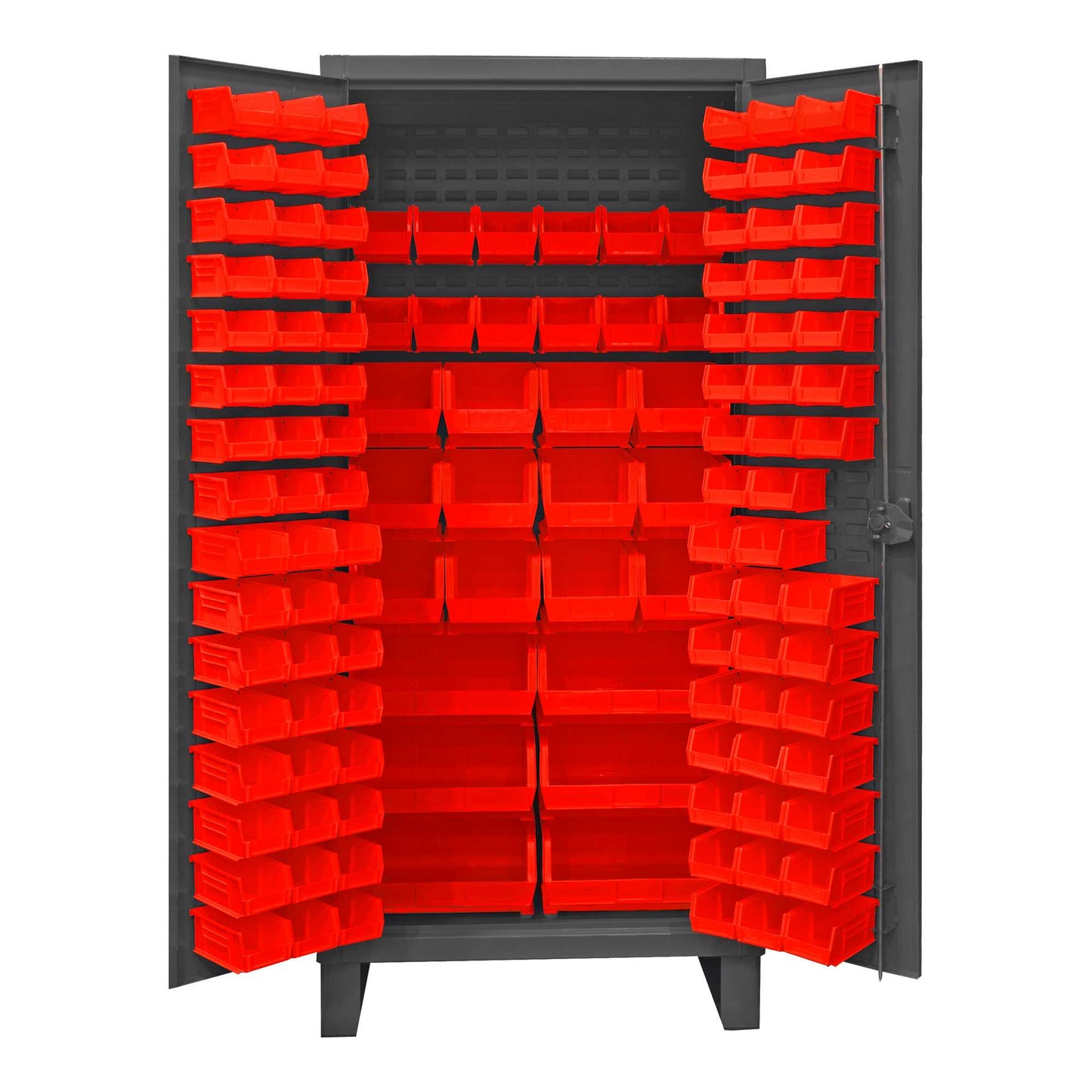 Durham HDC36-126-1795 CABINET, 12 GAUGE, 126 RED BINS , 36 X 24 X 78