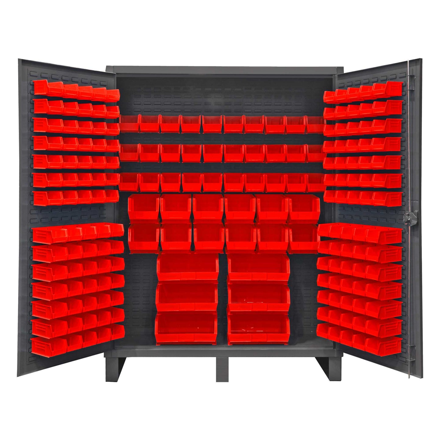 Durham HDC60-198-1795 CABINET, 12 GAUGE, 198 RED BINS , 60 X 24 X 78