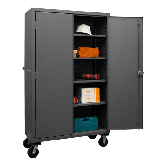 Durham HDCM48-4S-95 MOBILE CABINET, 12 GAUGE, 4 ADJUSTABLE SHELF , 48 X 24 X 81