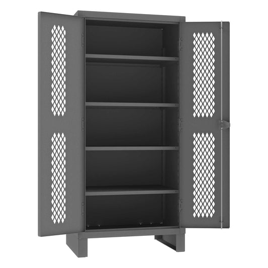 Durham HDCV243678-4S95 VENTILATED CABINET, 12 GAUGE, 4 SHELVES , 36 X 24 X 78