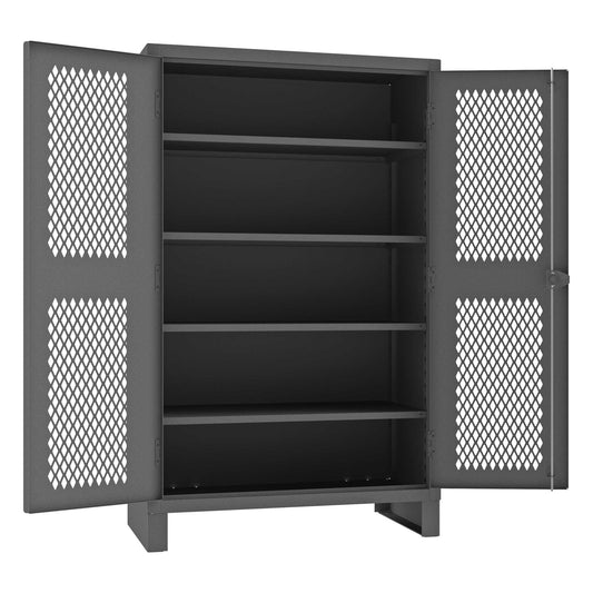 Durham HDCV244878-4S95 VENTILATED CABINET, 12 GAUGE, 4 SHELVES , 48 X 24 X 78