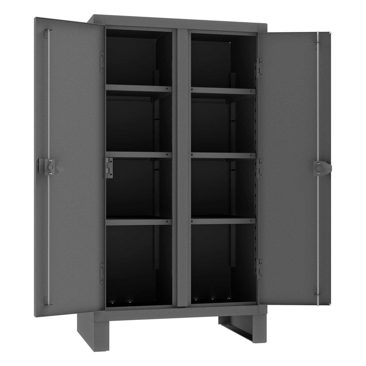 Durham HDDS243666-6S95 DOUBLE SHIFT CABINET, 12 GAUGE, 6 ADJUSTABLE SHELVES , 36 X 24 X 66