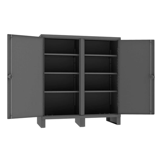 Durham HDDS246066-6S95 DOUBLE SHIFT CABINET, 12 GAUGE, 6 ADJUSTABLE SHELVES , 60 X 24 X 66