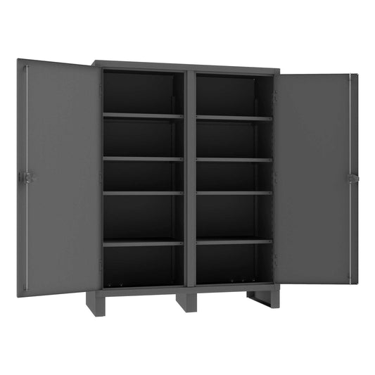 Durham HDDS246078-8S95 DOUBLE SHIFT CABINET, 12 GAUGE, 8 ADJUSTABLE SHELVES , 60 X 24 X 78