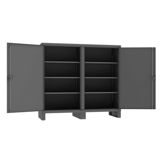 Durham HDDS247266-6S95 DOUBLE SHIFT CABINET, 12 GAUGE, 6 ADJUSTABLE SHELVES , 72 X 24 X 66