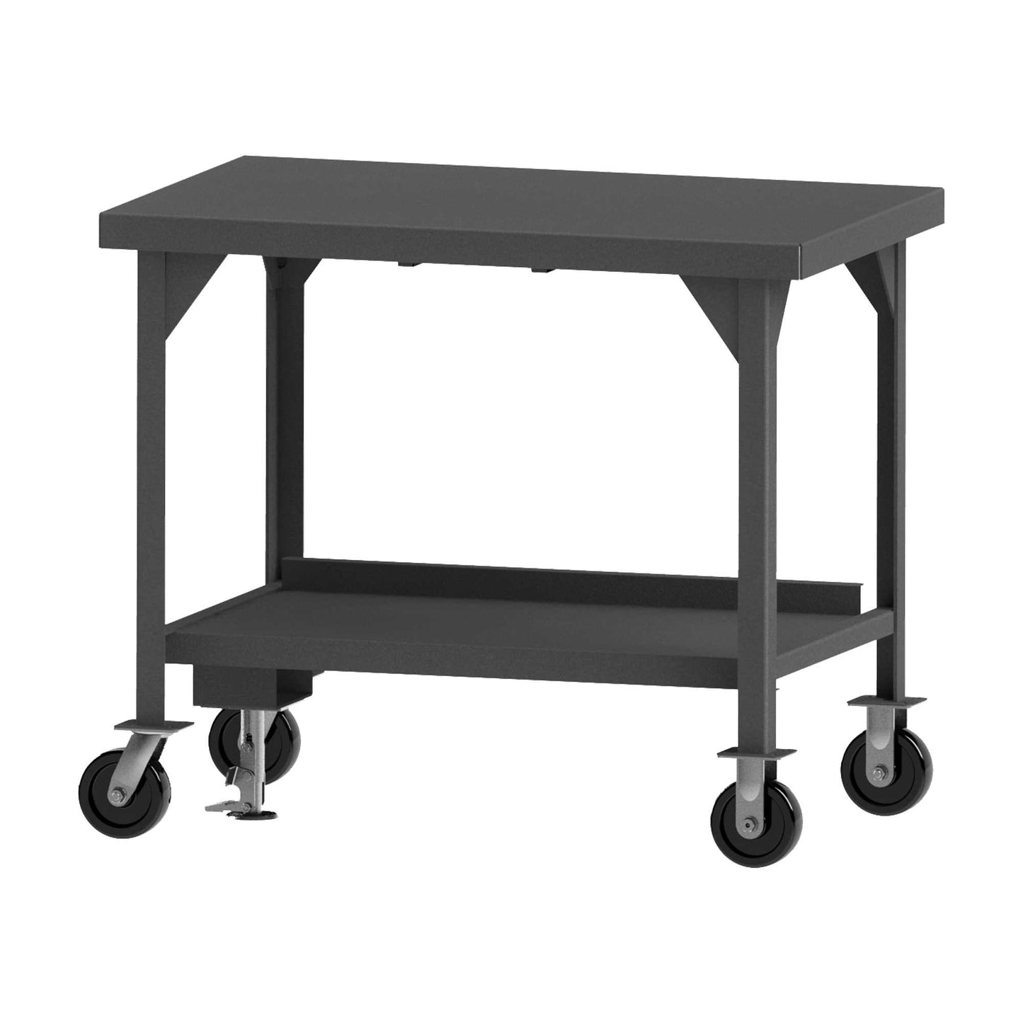 Durham HDWBMFL-3072-6PH-95 HEAVY DUTY, MOBILE WORKBENCH WITH FLOOR LOCK, 72 X 30