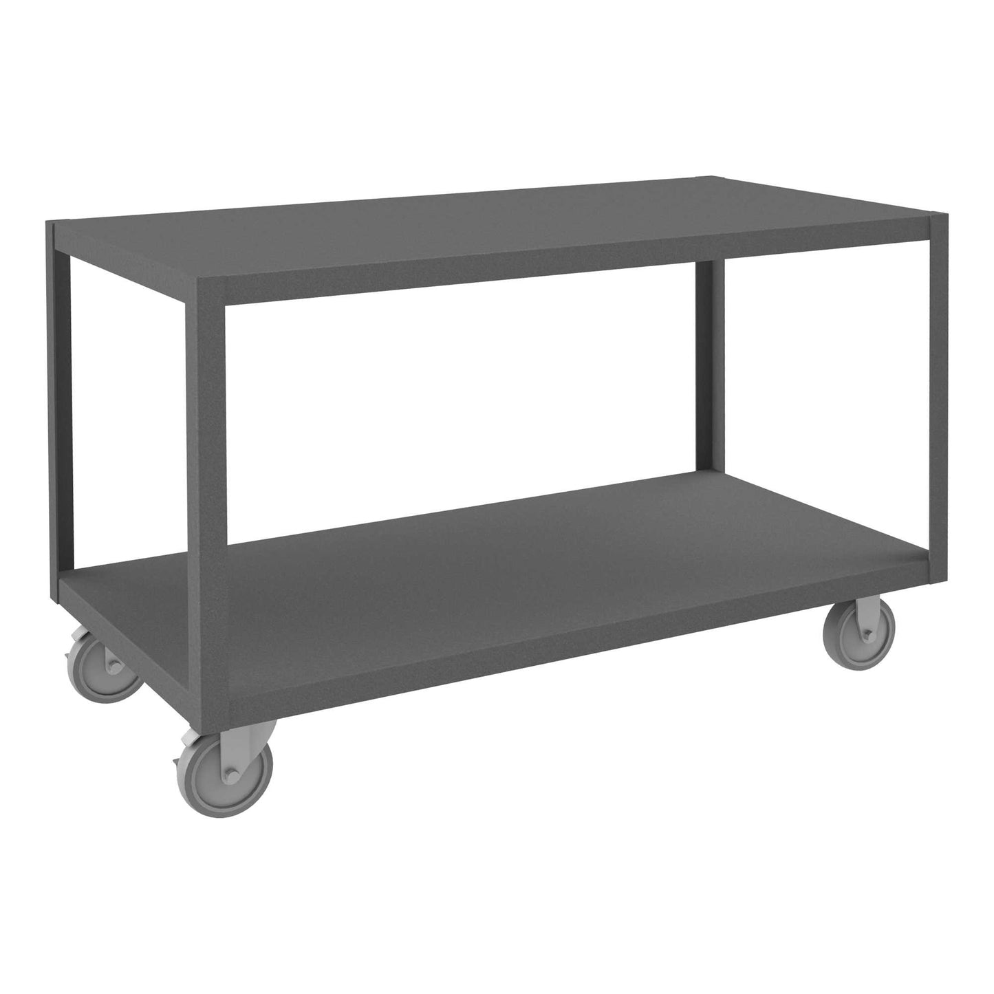 Durham HMT-2448-2-95 HIGH DECK PORTABLE TABLE, 2 SHELVES, 24-1/4 X 48-1/4 X 30-1/16
