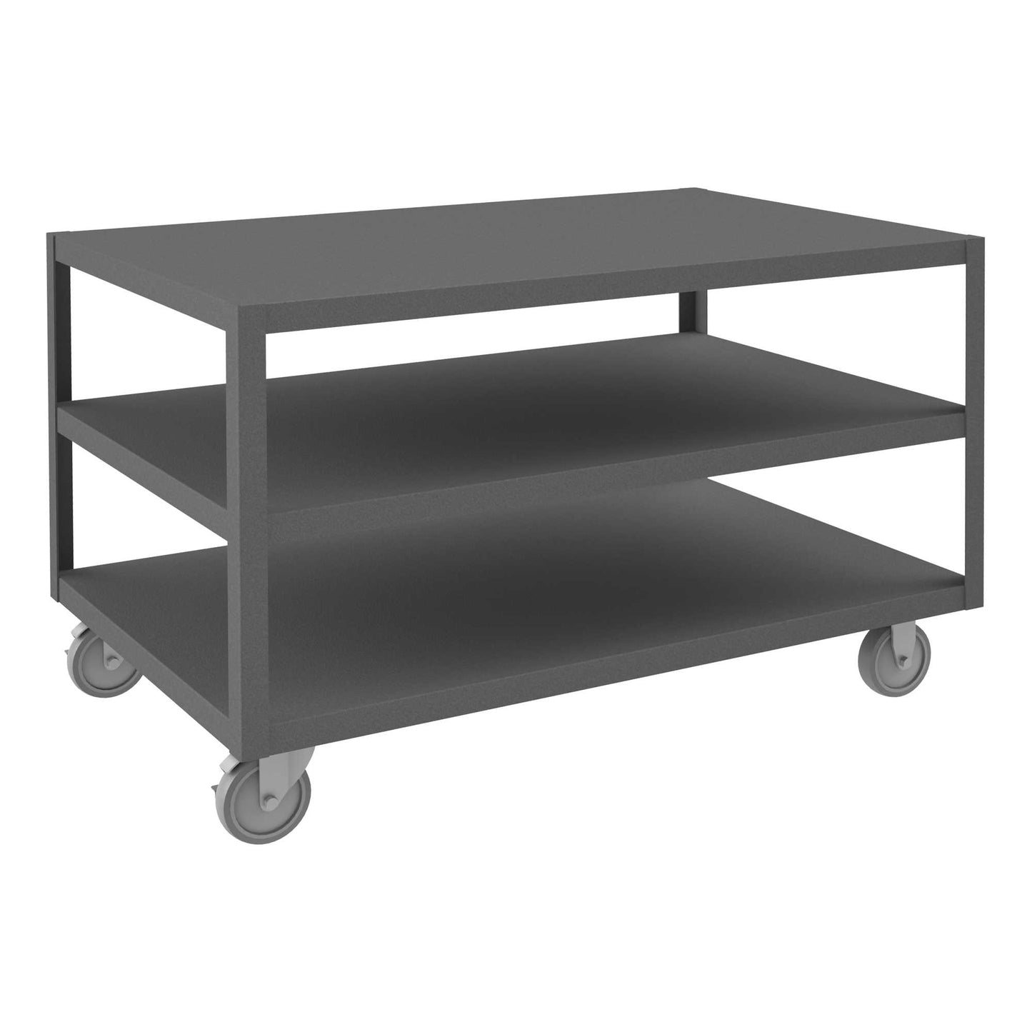 Durham HMT-3048-3-95 HIGH DECK PORTABLE TABLE, 3 SHELVES, 30-1/4 X 48-1/4 X 30-1/16