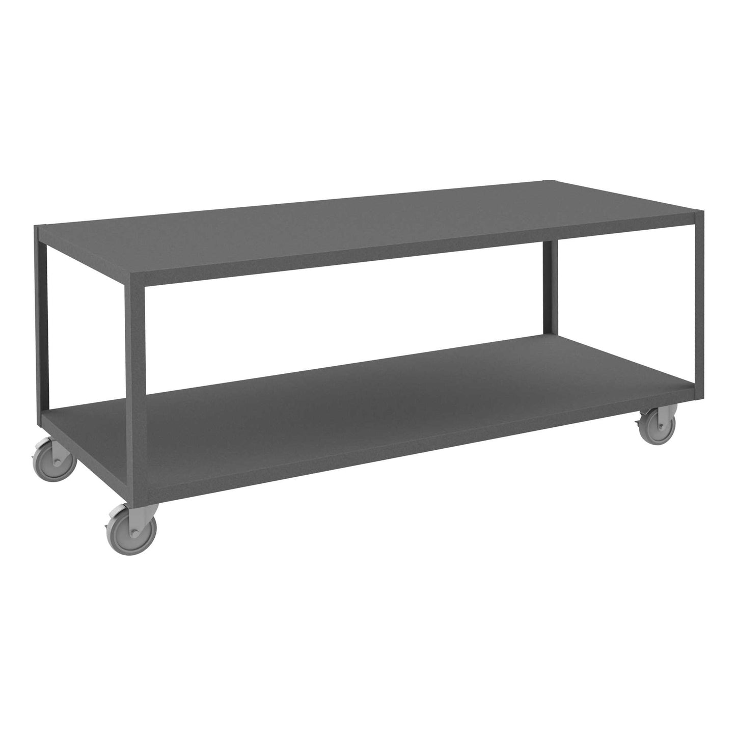 Durham HMT-3072-2-4SWB-95 HIGH DECK PORTABLE TABLE, 2 SHELVES, 30-1/4 X 72-1/4 X 30-1/16