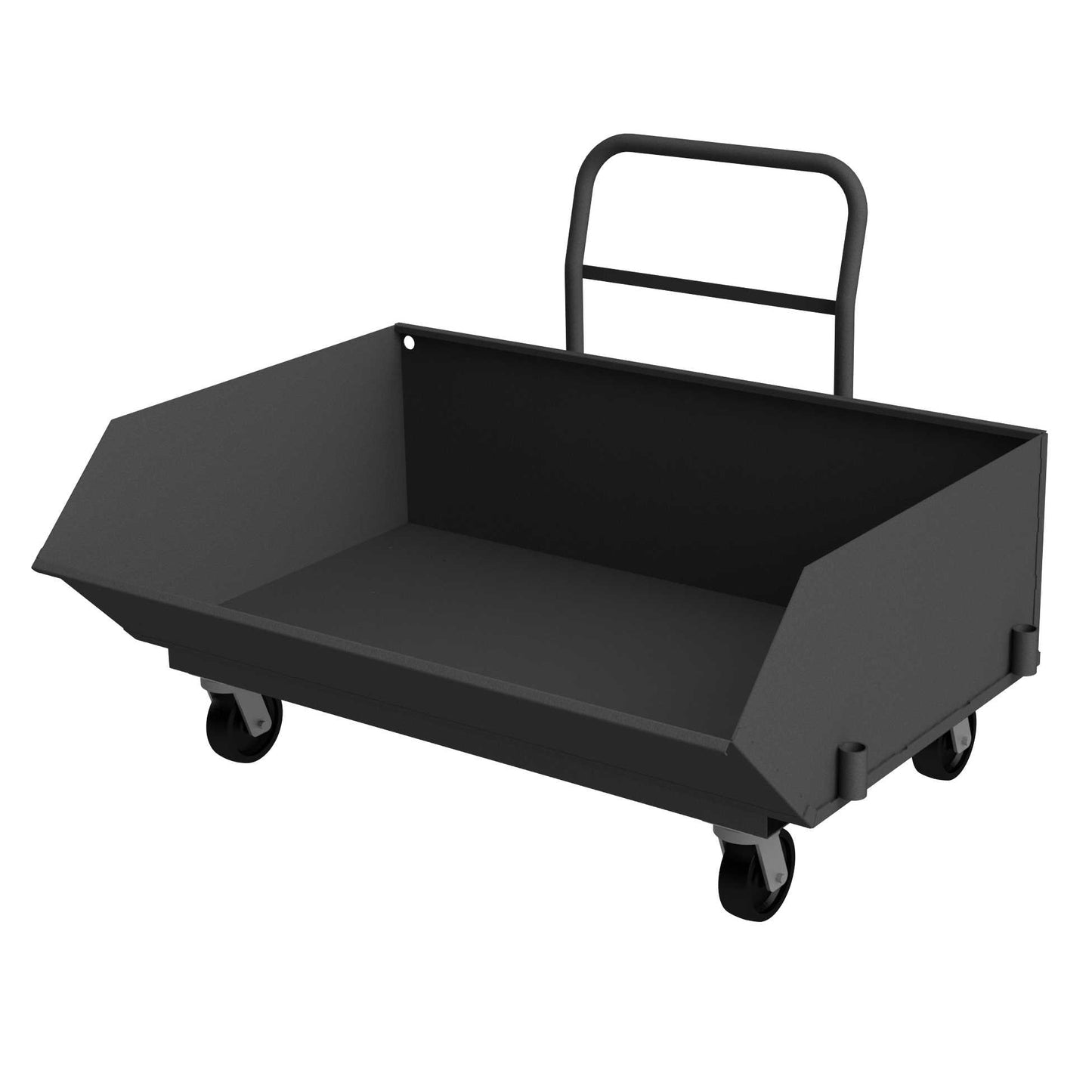 Durham HT-LP-3854-95 HOPPER TRUCK, REMOVABLE HANDLE, 56-7/8 X 42-7/16 X 40-1/8