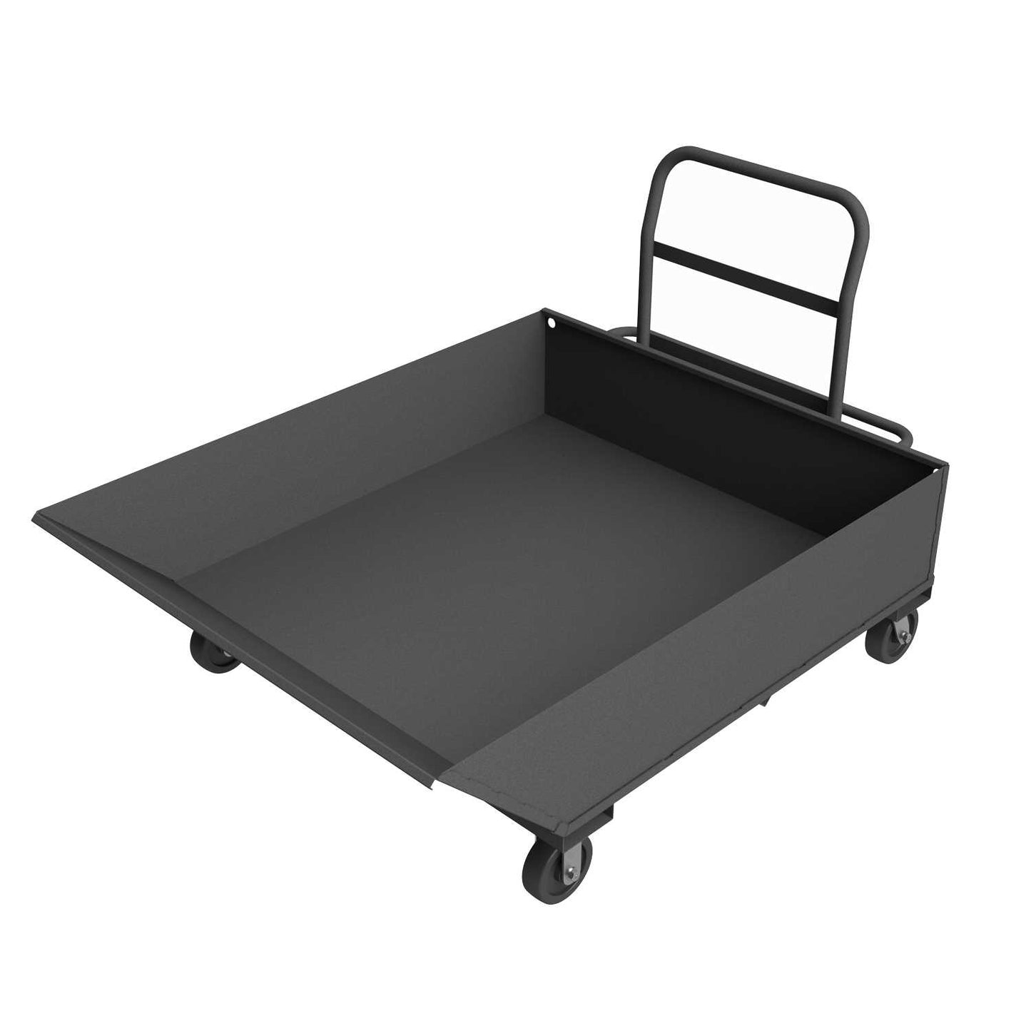 Durham HT-LP-4857-95 HOPPER TRUCK, REMOVABLE HANDLE, 48 X 65-9/16 X 40-1/8