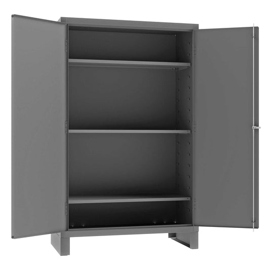 Durham JC-482478-3S-95 CABINET, 14 GAUGE, 3 SHELVES WITH LEGS , 48 X 24 X 78