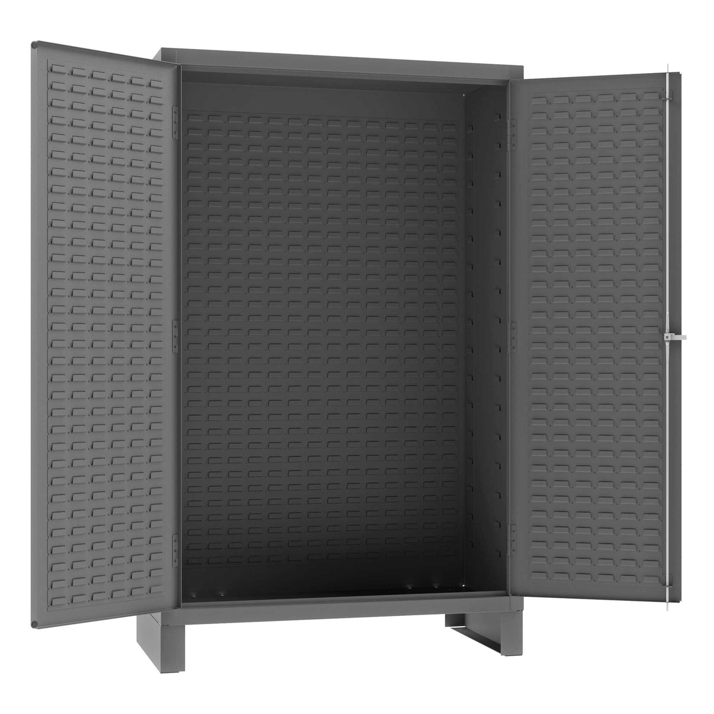 Durham JC-482478-BDLP-95 CUSTOMIZABLE CABINET, 14 GAUGE, LOUVERED PANEL , 48 X 24 X 78