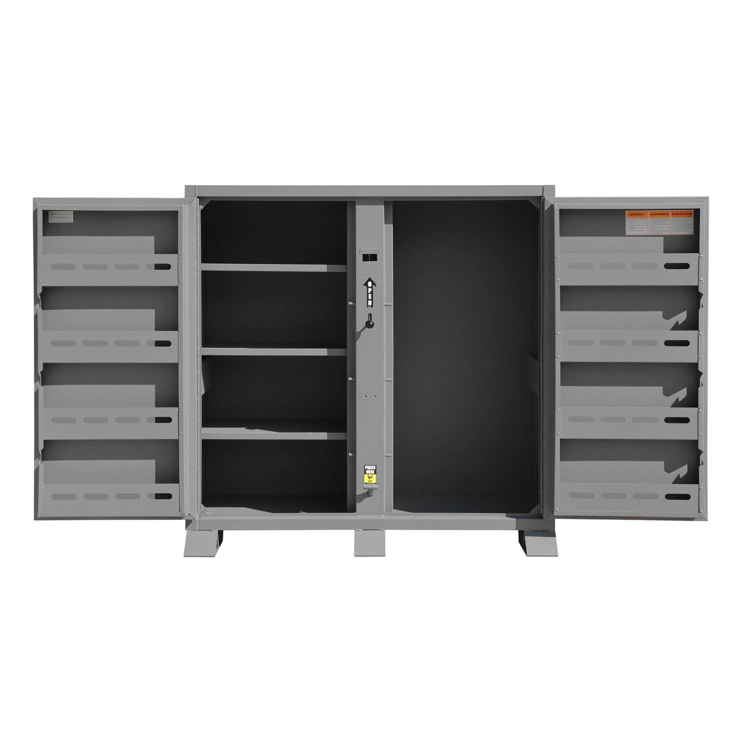 Durham JSC-246061-94T-D719 JOBSITE STORAGE CABINET, 47.5 CU. FT.