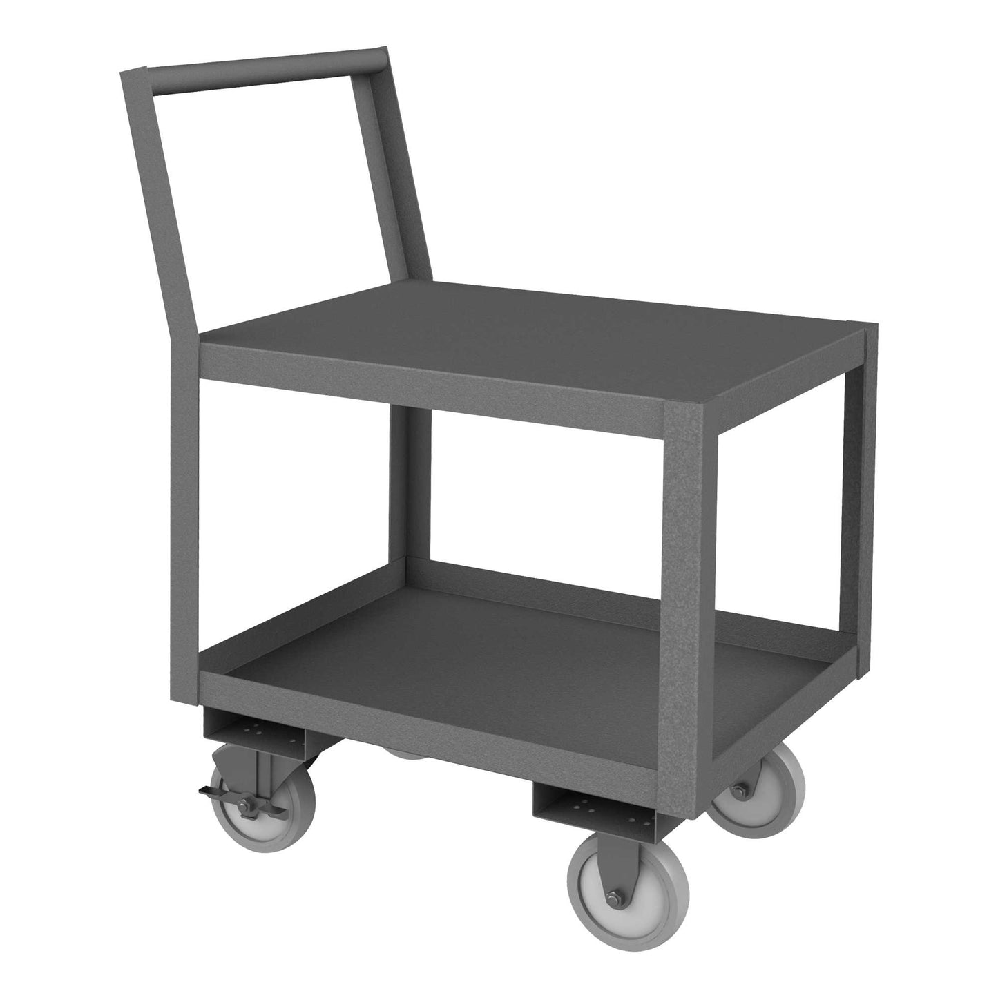 Durham LDO-183236-2-95 LOW DECK SERVICE TRUCK, 2 SHELVES, 18-1/4 X 35 X 36