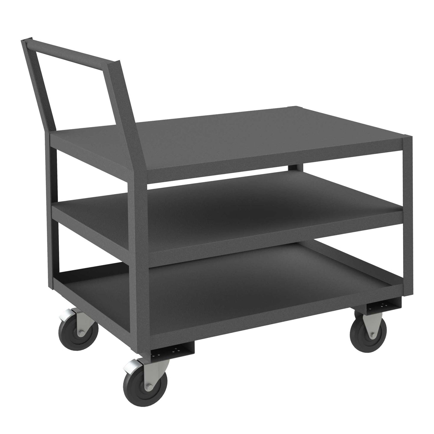 Durham LDO-243639-3-5PO-95 LOW DECK SERVICE TRUCK, 3 SHELVES, 24-1/4 X 39 X 39-5/8