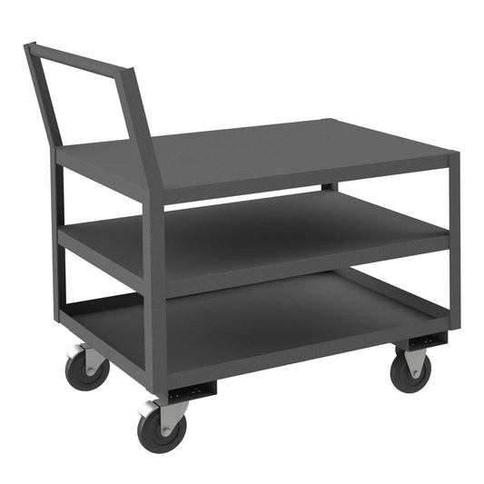 Durham LDO-243639-3-5PO-95 LOW DECK SERVICE TRUCK, 3 SHELVES, 24-1/4 X 39 X 39-5/8