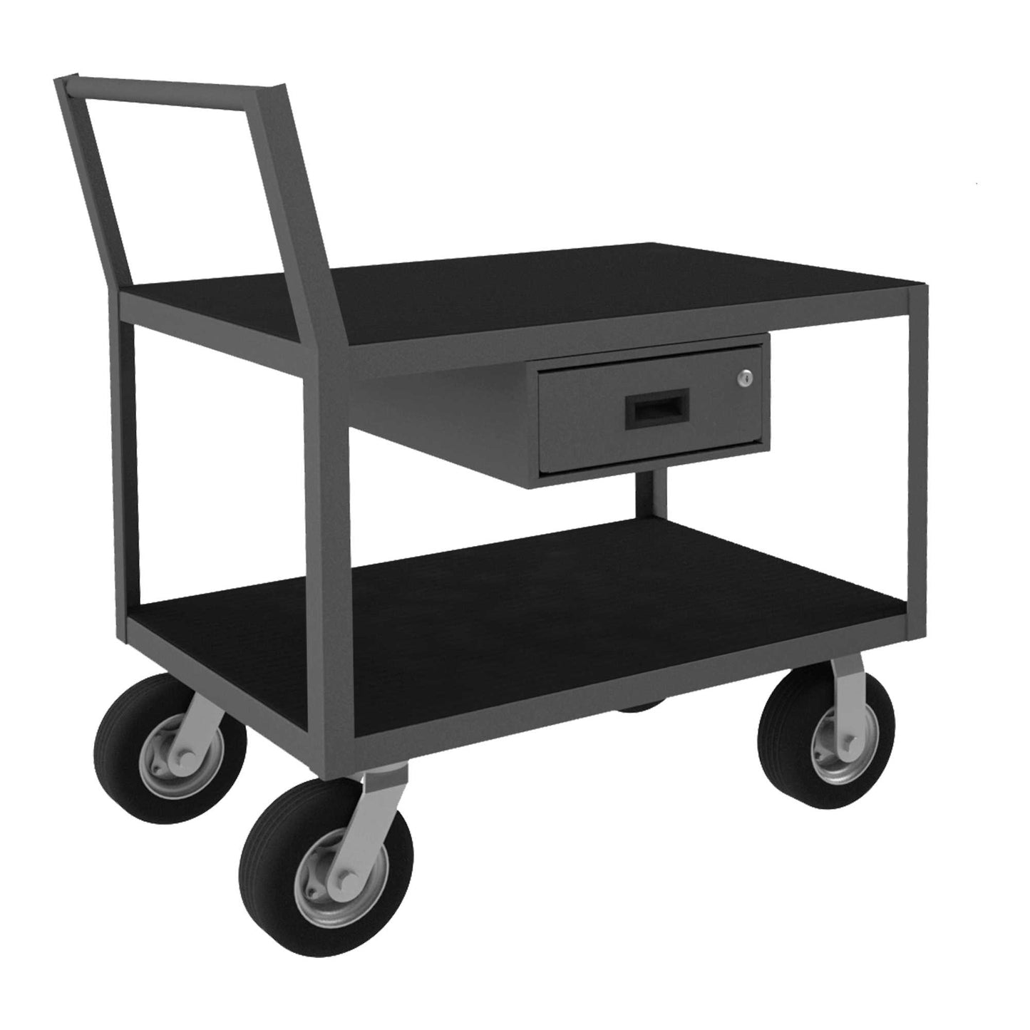 Durham LDO-243641-2-1DR-8SPN-95 LOW DECK SERVICE TRUCK, 1 DRAWER, 24-1/4 X 39 X 41-11/16