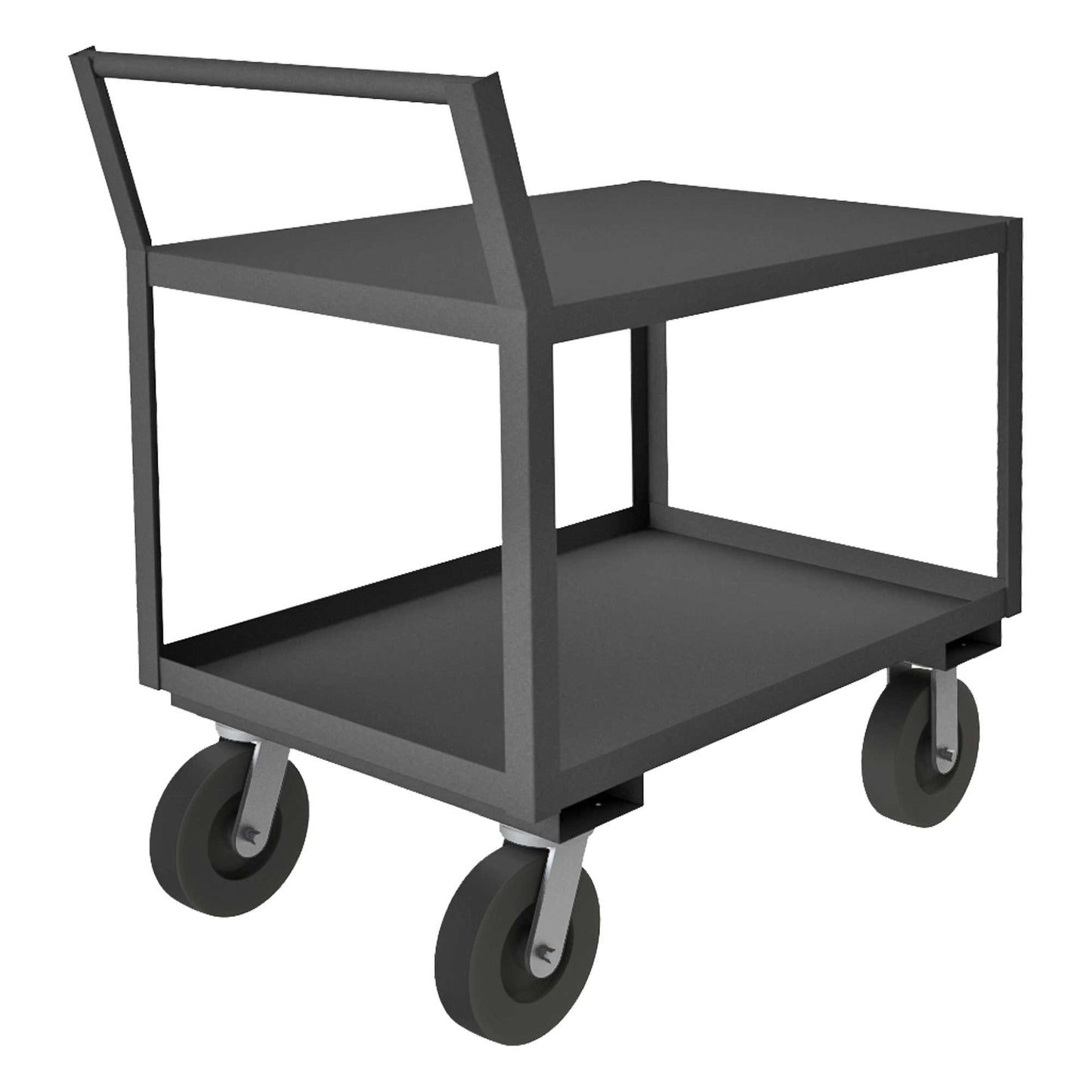 Durham LDO-243641-2-8PO-95 LOW DECK SERVICE TRUCK, 2 SHELVES, 24-1/4 X 39 X 41-7/16