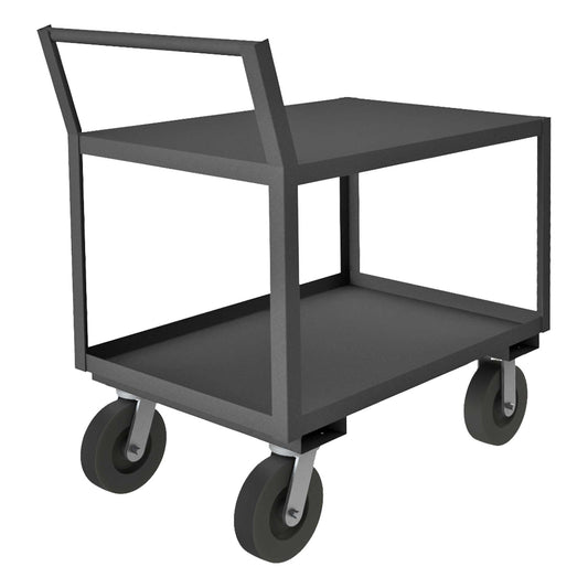Durham LDO-243641-2-8PO-95 LOW DECK SERVICE TRUCK, 2 SHELVES, 24-1/4 X 39 X 41-7/16