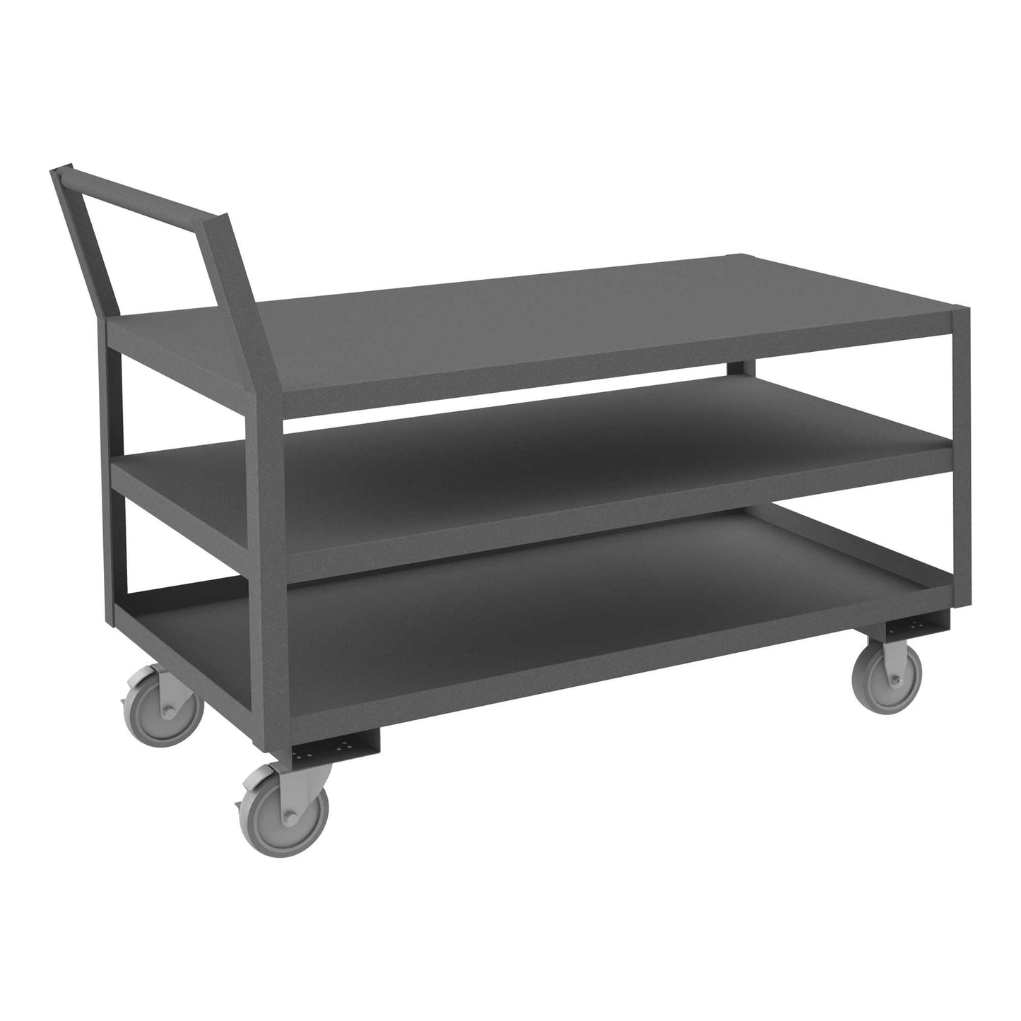 Durham LDO-2448-3-95 LOW DECK SERVICE TRUCK, 3 SHELVES, 24-1/4 X 51 X 37-1/2