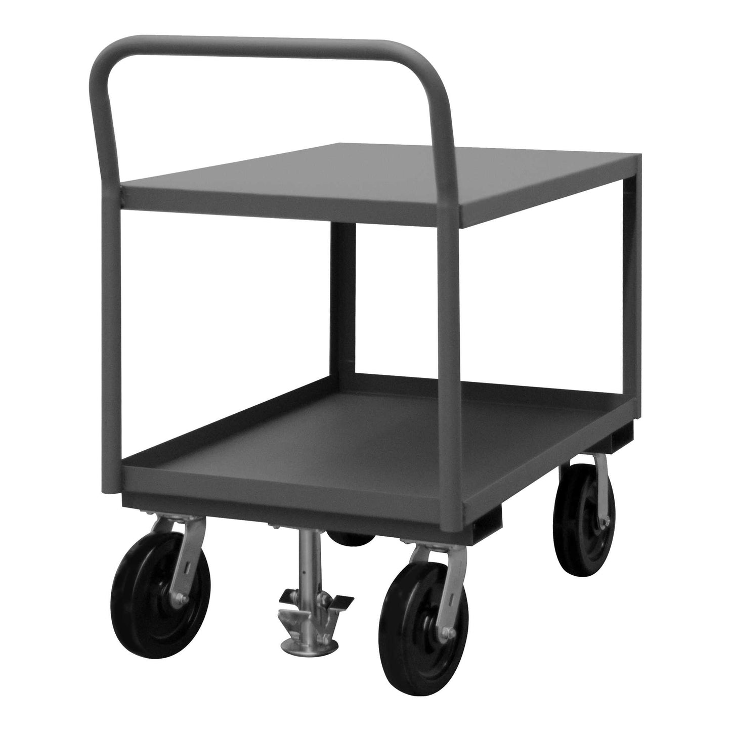 Durham LDO-244841-2-8PHFL-95 LOW DECK SERVICE TRUCK, 2 SHELVES, 24-1/4 X 51-3/4 X 41