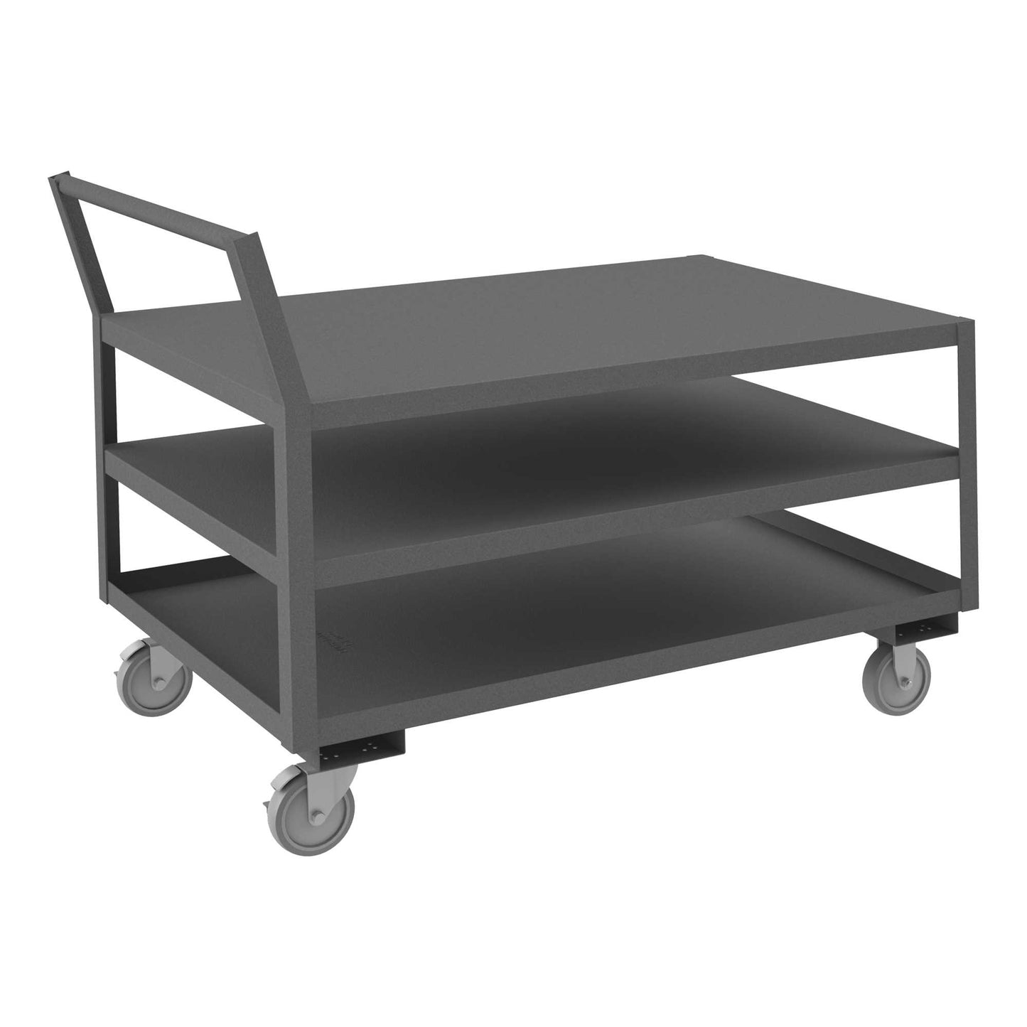 Durham LDO-3048-3-95 LOW DECK SERVICE TRUCK, 3 SHELVES, 30-1/4 X 51 X 37-1/2