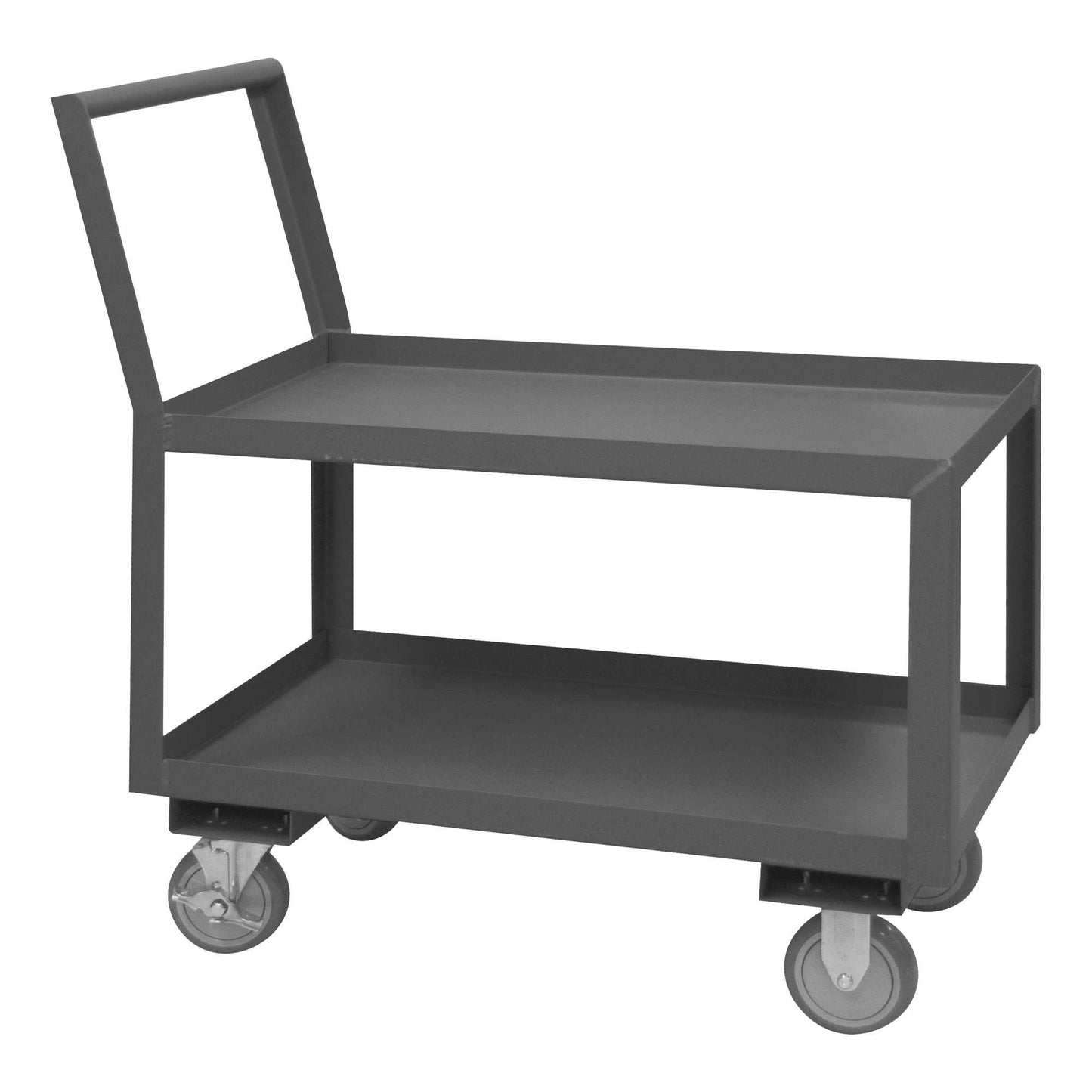 Durham LDO-304836-2-ALU-95 LOW DECK SERVICE TRUCK, 2 SHELVES, 30-1/4 X 51 X 36