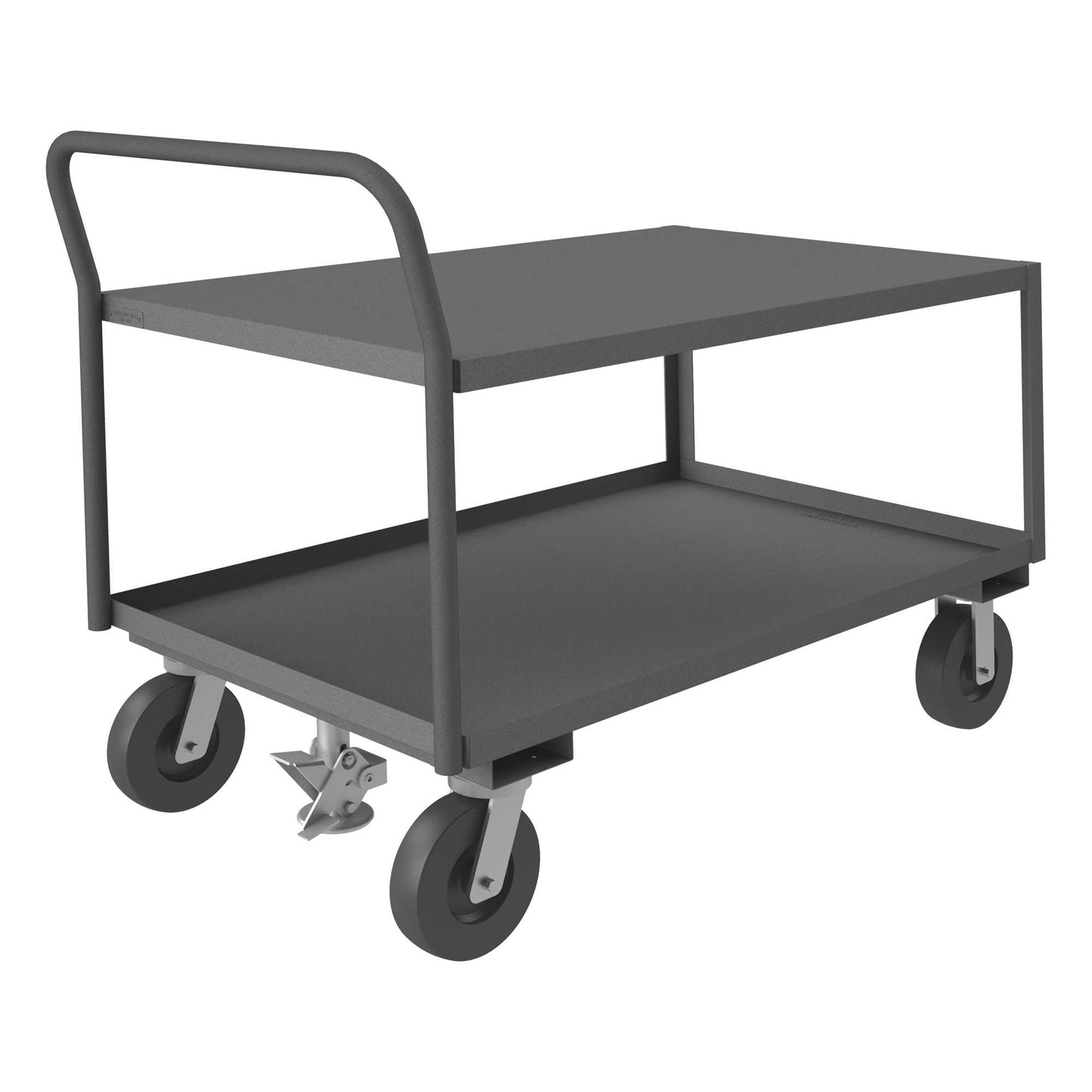 Durham LDO-304841-2-8PHFL-95 LOW DECK SERVICE TRUCK, 2 SHELVES, 30-1/4 X 51-3/4 X 41
