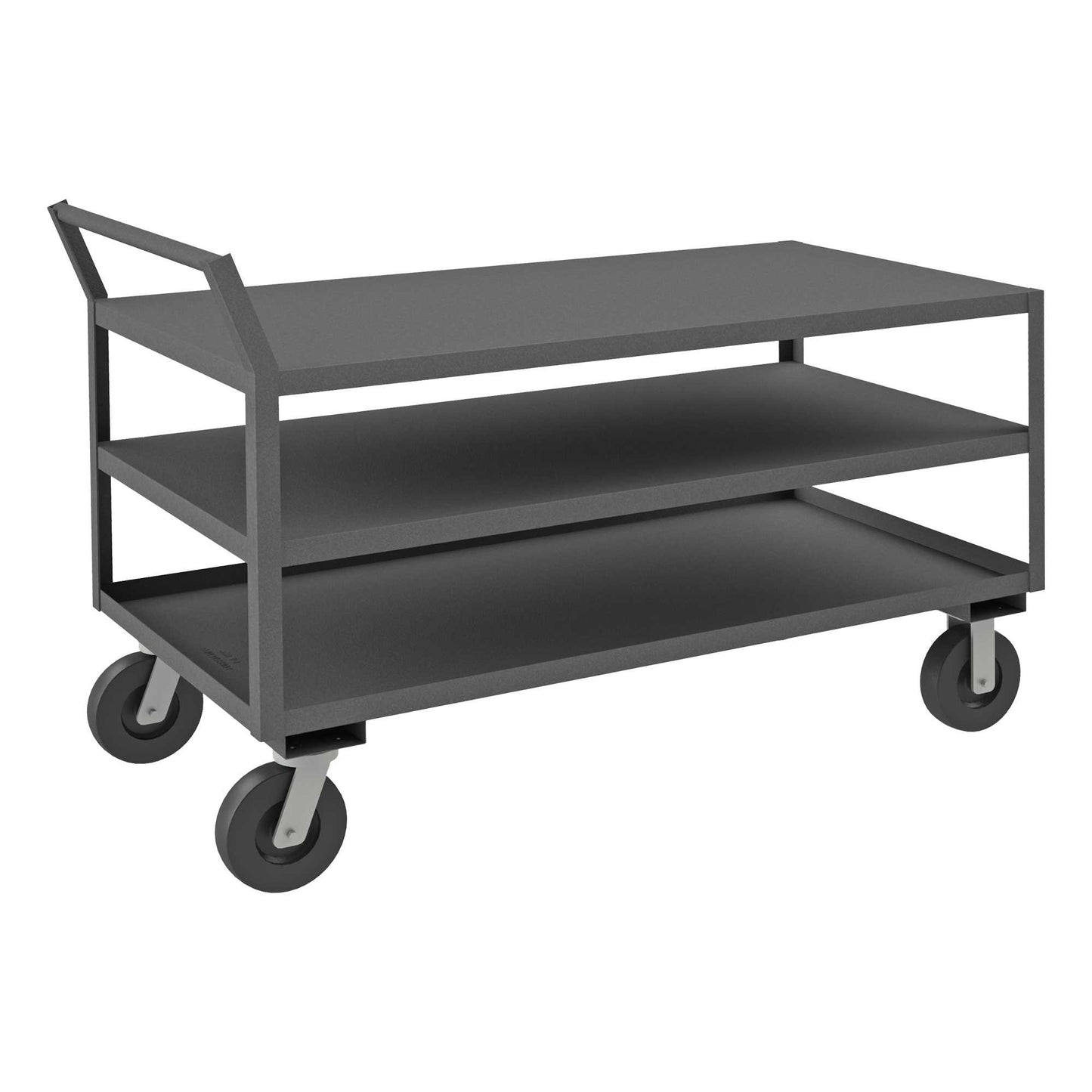 Durham LDO-306041-3-8PH-95 LOW DECK SERVICE TRUCK, 3 SHELVES, 30-1/4 X 63 X 41-3/8